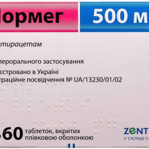 Нормег 500 мг №60