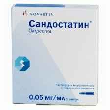 Сандостатин 0,05 мг амп. №5