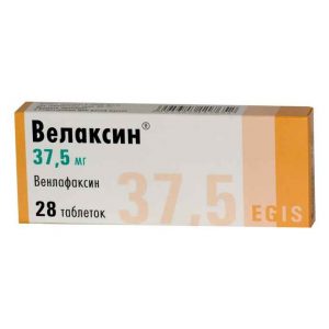 Велаксин ER таб. 37,5 мг №28