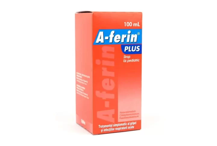 A-FERIN PLUS 1 мг + 15 мг + 160 мг/5 мл ПЕДИАТРИЧЕСКИЙ СИРОП (100 мл)